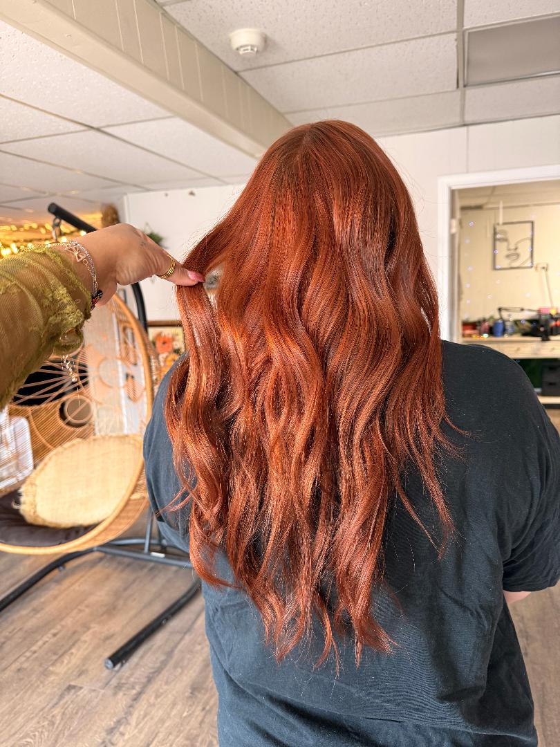 Fresh haircut and color result