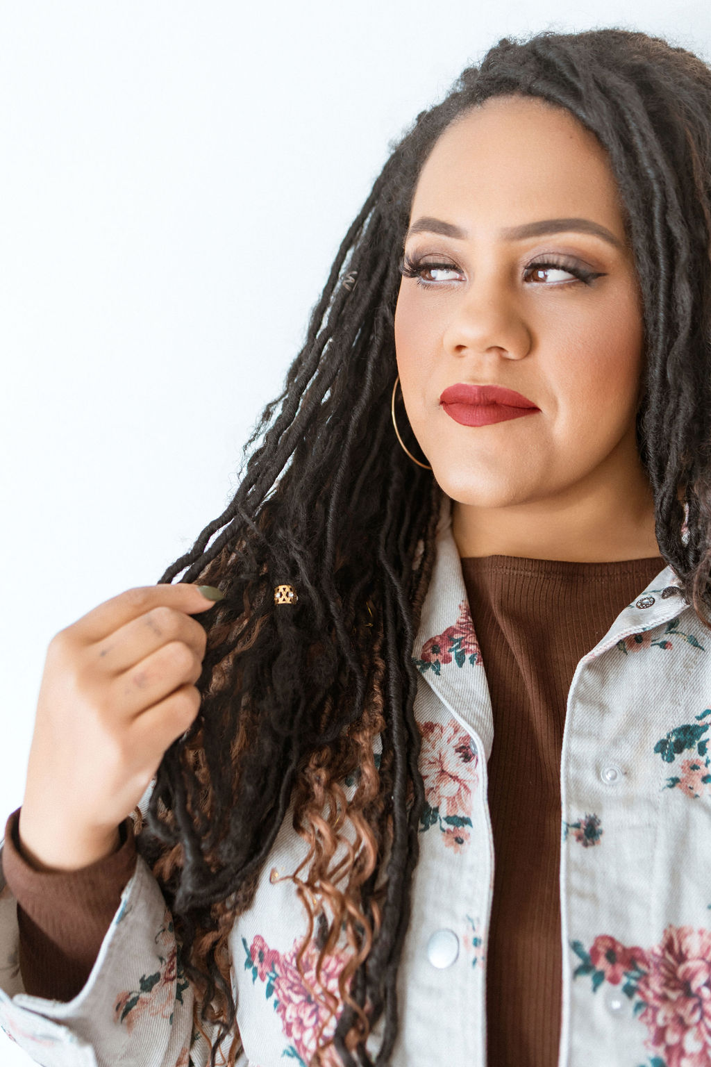 Portrait of Tiffany Diaz, owner of Tiffany's Hair & Co in Cheyenne, Wyoming